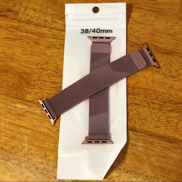 🎉Pink Milanese loop band for Apple iWatch - Picture 5 of 6